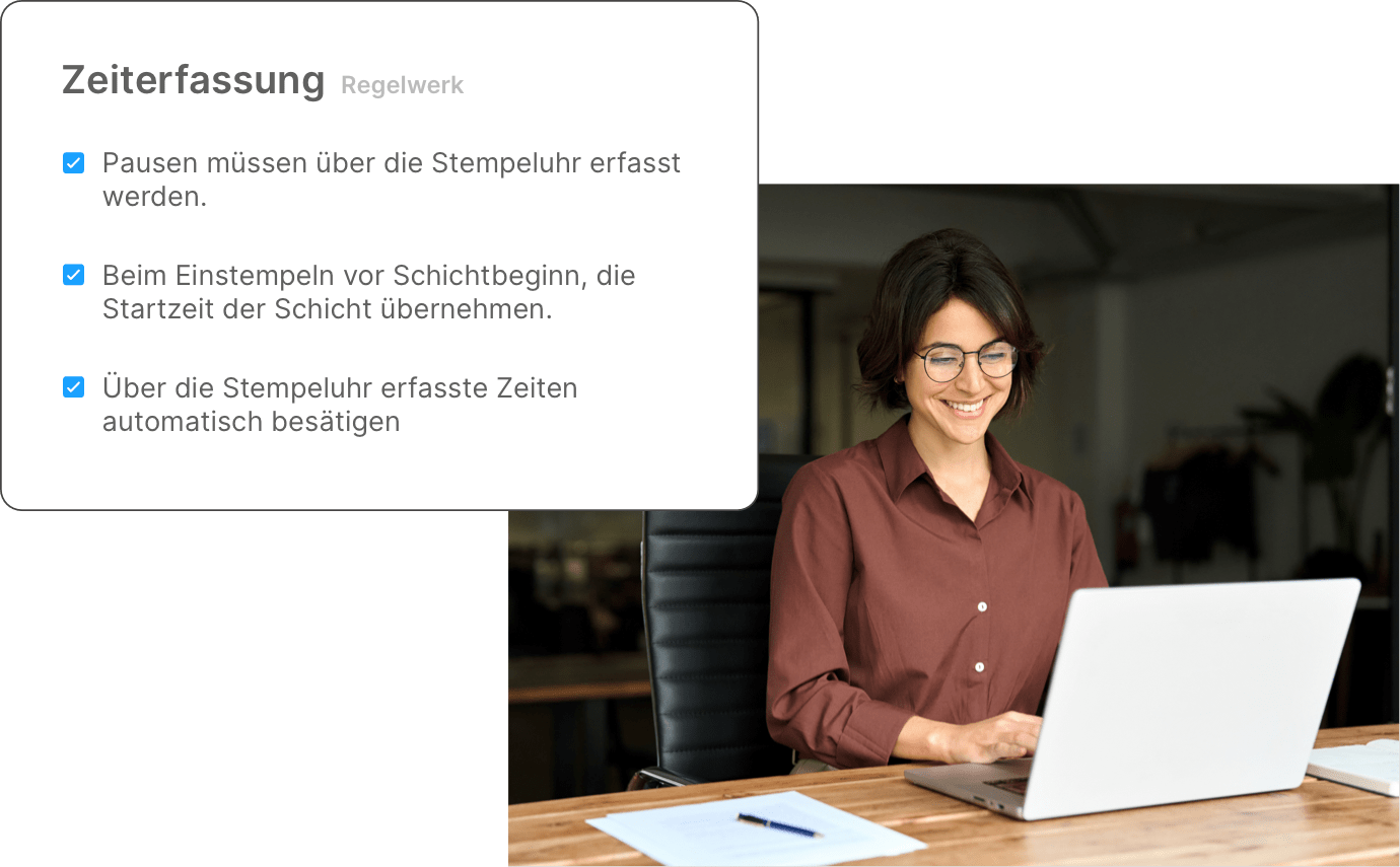 Punch-clock time tracking