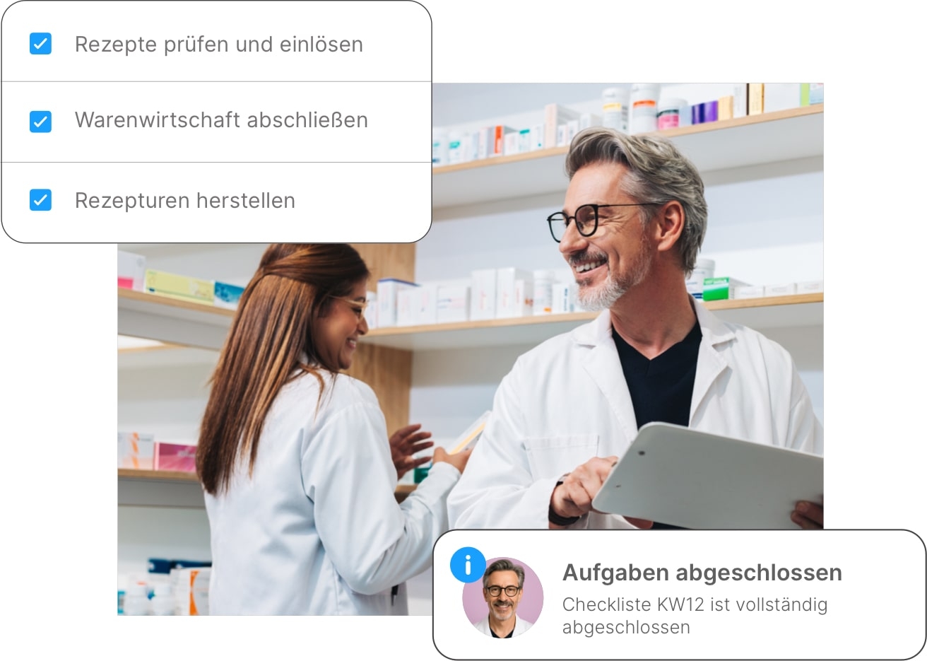 Checklisten & Aufgaben für Apotheken