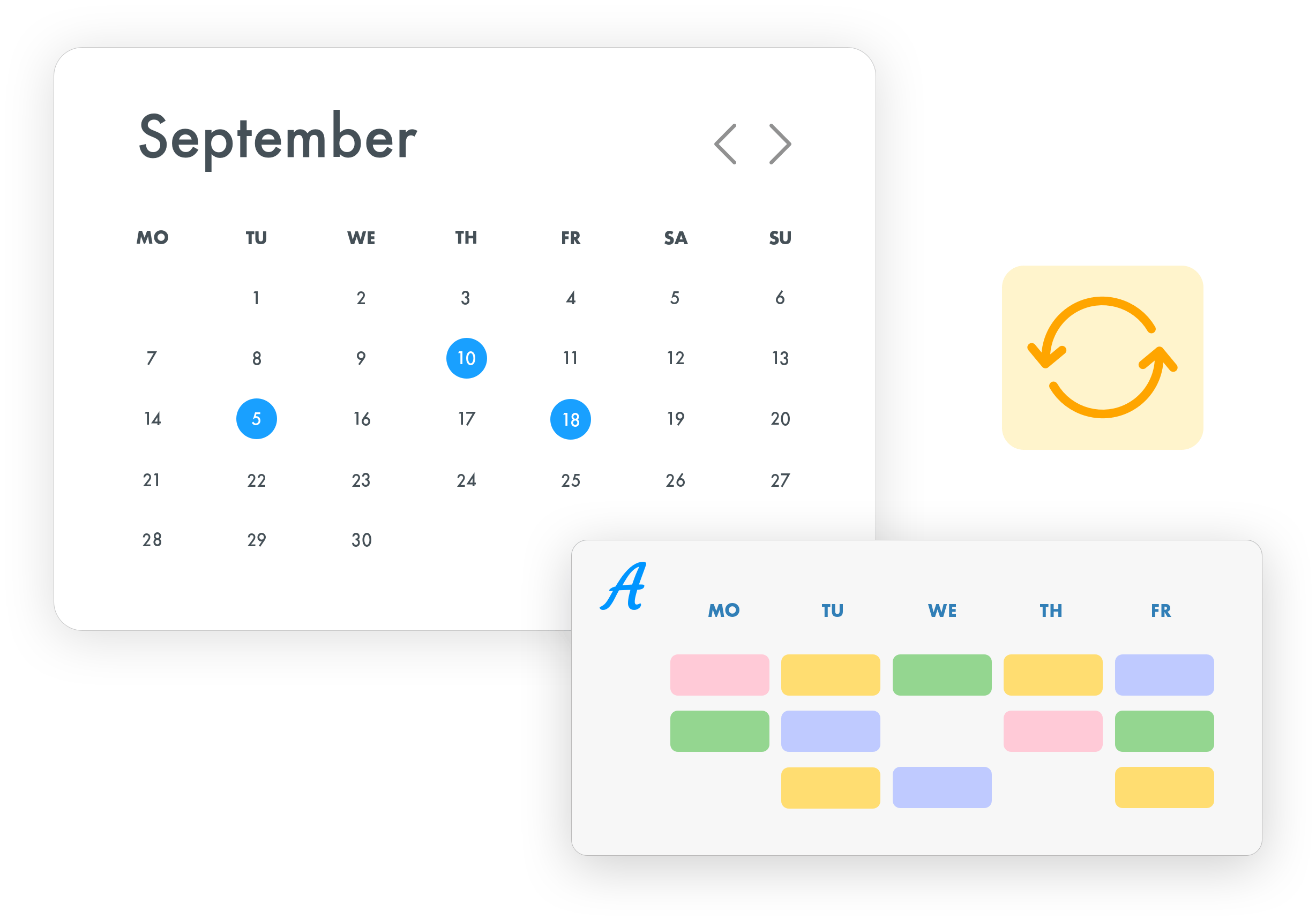 Calendar synchronisation