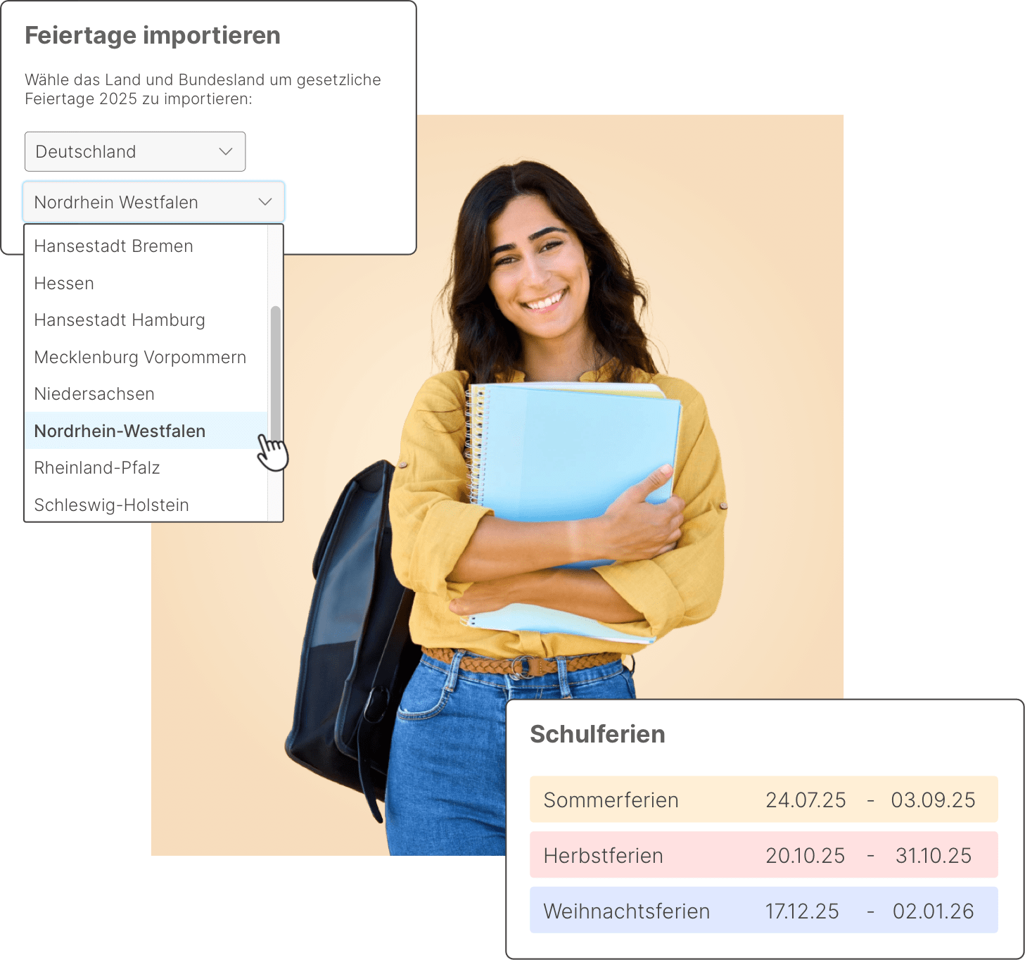 Create a vacation plan shift planning