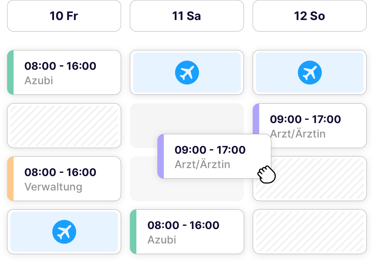 Effiziente Dienstplanung in der Arztpraxis