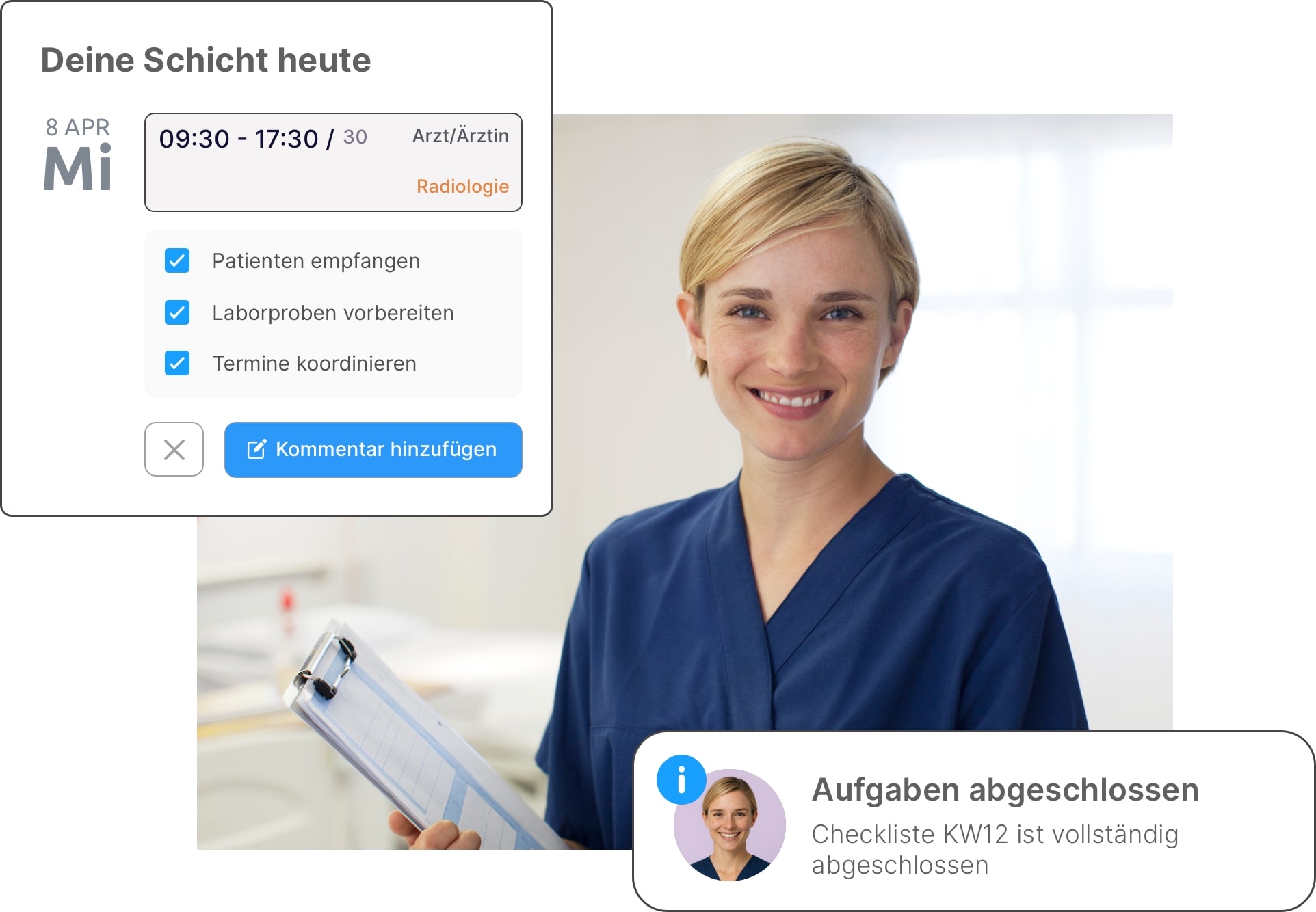 Checklisten & Aufgaben für Arztpraxen